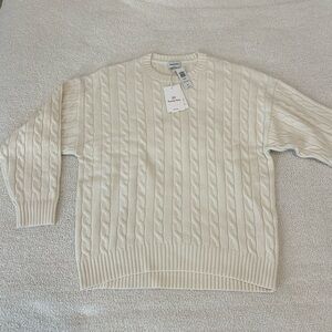 Aritzia Sunday Best Ivory Peggy Sweater